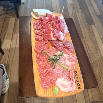 SOT BBQ - Wagyu platter - Korean Near Me - San Diego, California SOT BBQ - Wagyu platter - Korean Near Me - San Diego, California