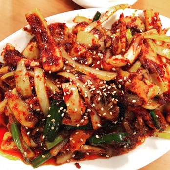 Cho Sun Ok Restaurant - Spicy squid - Korean Near Me - Chicago, Illinois Cho Sun Ok Restaurant - Spicy squid - Korean Near Me - Chicago, Illinois