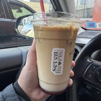 Seven Hearts Coffee - Cherry vanilla latte - Coffee & Tea Near Me - Buffalo, New York