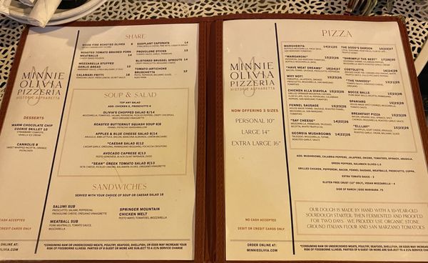 Minnie Olivia Pizzeria Cafe by null