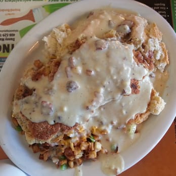 OD's Kitchen - How do you make OD's famous 'Kitchen Sink' even better?  The answer:  FBD!  Throw a Chicken Fried Steak on top! - Breakfast & Brunch Near Me - Gilroy, California