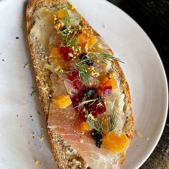 Heritage Restaurant & Caviar Bar - Holy moly! The smoked sturgeon toast was amazing! - Seafood Near Me - Chicago, Illinois