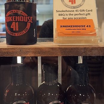 Smokehouse 41 - The bbq sauces were BOMB! YUMS!!! - Barbeque Near Me - Oakhurst, California