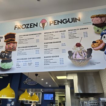 Frozen Penguin - Menu - Ice Cream & Frozen Yogurt Near Me - Scottsdale, Arizona Frozen Penguin - Menu - Ice Cream & Frozen Yogurt Near Me - Scottsdale, Arizona
