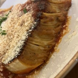 Layered lasagna.Its cool looking But you must love pasta and don't expect a lot meet Layered lasagna.Its cool looking But you must love pasta and don't expect a lot meet