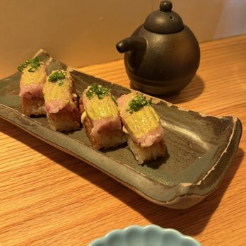 Makoto - Hamachi crispy rice - Japanese Near Me - Miami Beach, Florida