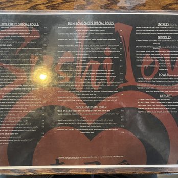 Sushi Love - Menu as of 7/16/2023 - Sushi Bars Near Me - Avondale, Arizona Sushi Love - Menu as of 7/16/2023 - Sushi Bars Near Me - Avondale, Arizona