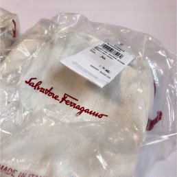 In torn plastic bag In torn plastic bag
