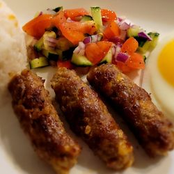 Oh Johny's Fried Chicken - Filipino breakfast: Long-Silog (longanisa, garlic rice, egg and veggies salsa)