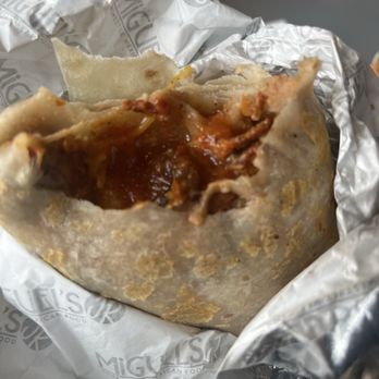 Miguel's Jr - Asada burrito (no rice) - Mexican Near Me - Orange, California