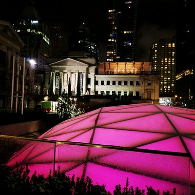 Robson Square Ice Rink by null