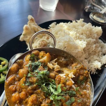 Tarka Indian Kitchen - Vegetable Marsala with Rice - Indian Near Me - Houston, Texas