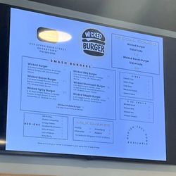 Wicked Burgers - Menu
