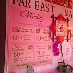 Far East Massage - The prices here are amazing!! Super affordable!