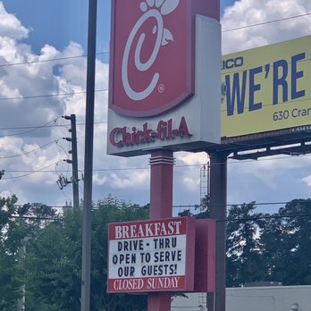 Chick-fil-A - Sign - Fast Food Near Me - Augusta, Georgia Chick-fil-A - Sign - Fast Food Near Me - Augusta, Georgia