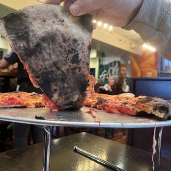 Lillo's Tomato Pies - Bottom of another slice - Pizza Near Me - Gloucester City, New Jersey