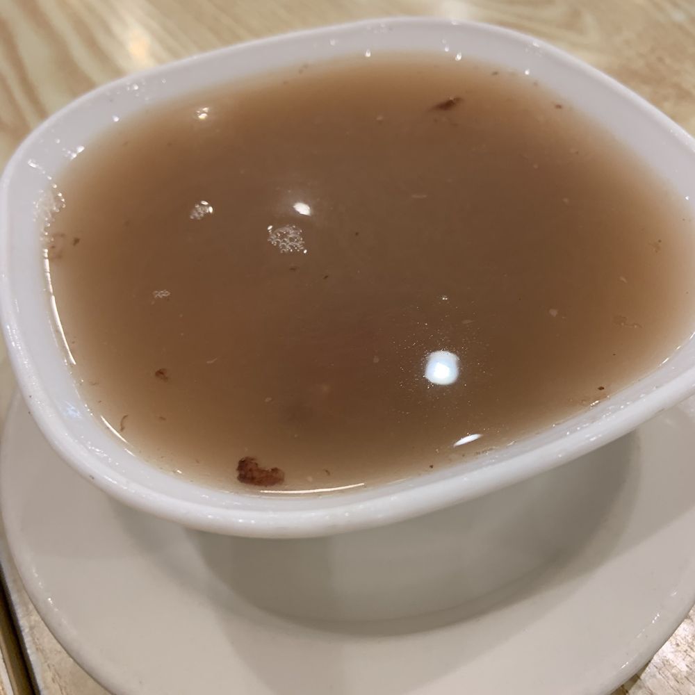 Soup that comes with the Chinese dish Soup that comes with the Chinese dish