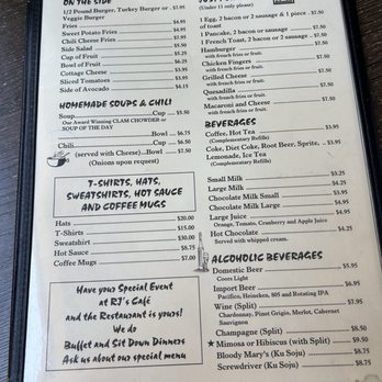 RJ's Cafe - Menu - Breakfast & Brunch Near Me - Dana Point, California