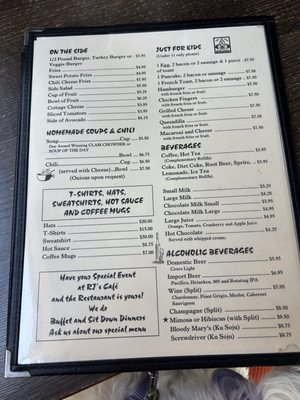 Menu photo 4 RJ's Cafe Dana Point, CA