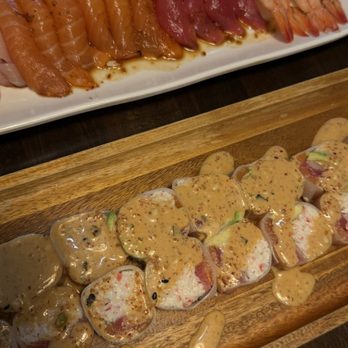 Spicy Tuna - So delicious and fresh. Must try the no rice roll Rock and Roll!!! - Sushi Bars Near Me - Henderson, Nevada Spicy Tuna - So delicious and fresh. Must try the no rice roll Rock and Roll!!! - Sushi Bars Near Me - Henderson, Nevada