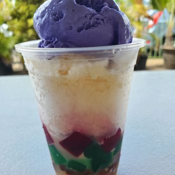 Maili Shave Ice and Snacks - Halo halo $7 - Desserts Near Me - Waianae, Hawaii