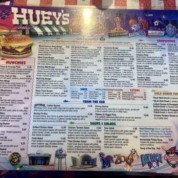 Huey's Collierville - Menu/placemat - Burgers Near Me - Collierville, Tennessee Huey's Collierville - Menu/placemat - Burgers Near Me - Collierville, Tennessee