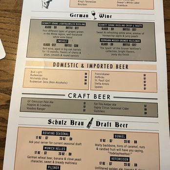 Wild Bear Tavern - Drink menu - Breakfast & Brunch Near Me - Pigeon Forge, Tennessee