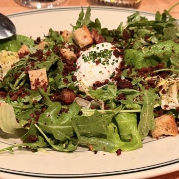 Redd Wood - Lyonnaise salad (raw yolk) - Wine Bars Near Me - Rochester, New York