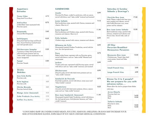 Menu photo 5 Don Juan V's Sandwiches Indianapolis, IN