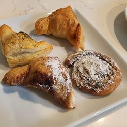 Bikeeny Caffe - Top (L-R): Feta dill, jalapeno popper.  Bottom (L-R): Nutella, poppy seed