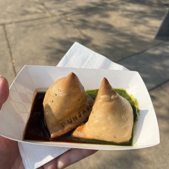 Seattle Samosa - Check out the stamp on the samosa! They all had them. I really appreciated that. - Indian Near Me - Seattle, Washington