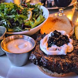 Black Sheep Social Club - Smoked Blueberry Burger - amazing