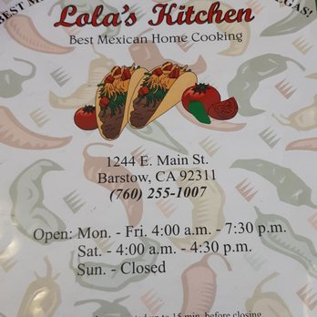 Lola's Kitchen - Mexican Near Me - Barstow, California Lola's Kitchen - Mexican Near Me - Barstow, California
