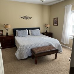 Greybeard Rentals - Master bedroom at Ridgetop Hideaway - October 2026