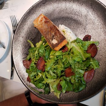 Besa - Roasted salmon salad - New American Near Me - Detroit, Michigan