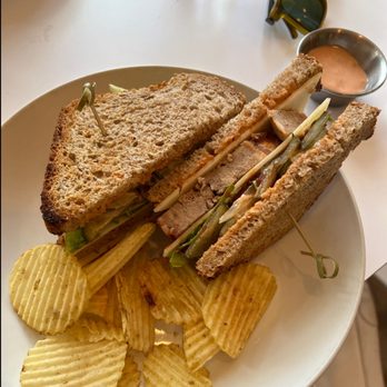 Juneberry Table - BBQ meatloaf sandwich... kinda confused why the meatloaf was as cold as ice.... but it was good . - Breakfast & Brunch Near Me - Cleveland, Ohio