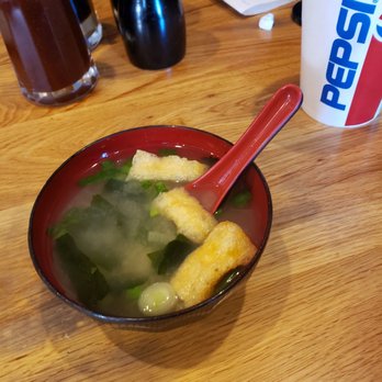 Pepper Lunch - Miso soup! - Teppanyaki Near Me - Irvine, California