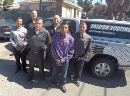 Slide of Falcon Roofing