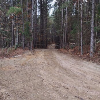 Pine Needle Underbrushing - Installed a driveway culvert pipe and open up and made a driveway back to the site - Excavation Services Near Me