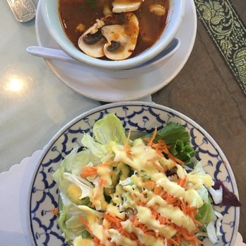 President Thai - Lunch special choose either soup or salad - Thai Near Me - Pasadena, California