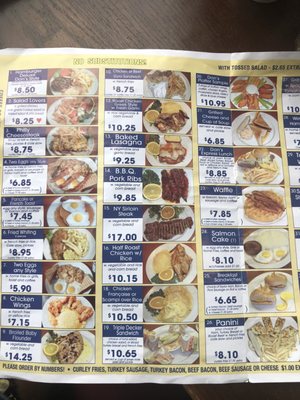 Menu photo 3 Don's Diner Irvington, NJ