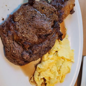 Eppel's Restaurant - Ribeye and eggs. - Diners Near Me - Chicago, Illinois