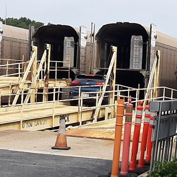 Amtrak Autotrain - the auto train vehicle carriers at Lorton VA - Train Stations Near Me - Lorton, Virginia