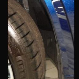 Bald tires on the inside. Once i pointed it out they sent more pictures without these tires.  Crooks!