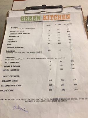 Menu photo 4 Green Kitchen Angeles, PAM