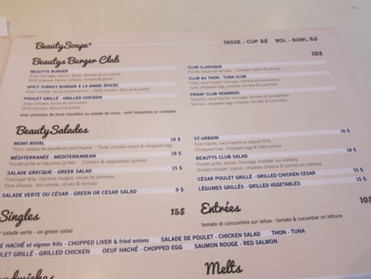 Menu photo 7 Beautys Luncheonette Montreal, QC Menu photo 7 Beautys Luncheonette Montreal, QC