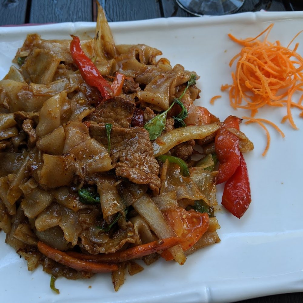 Warwick Thai - Drunken Noodle with Beef - Amazing! - Thai Near Me - Warwick, New York Warwick Thai - Drunken Noodle with Beef - Amazing! - Thai Near Me - Warwick, New York