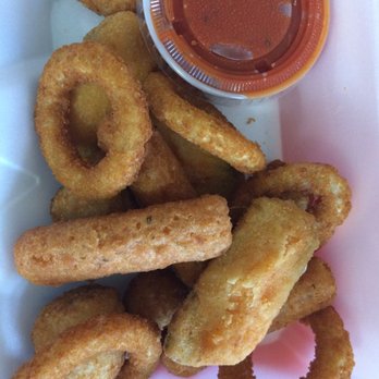 Pasqually's Pizza - The sampler with jalapeño poppers, onion rings, mozzarella sticks, and fried mushrooms - Pizza Near Me - Philadelphia, Pennsylvania Pasqually's Pizza - The sampler with jalapeño poppers, onion rings, mozzarella sticks, and fried mushrooms - Pizza Near Me - Philadelphia, Pennsylvania