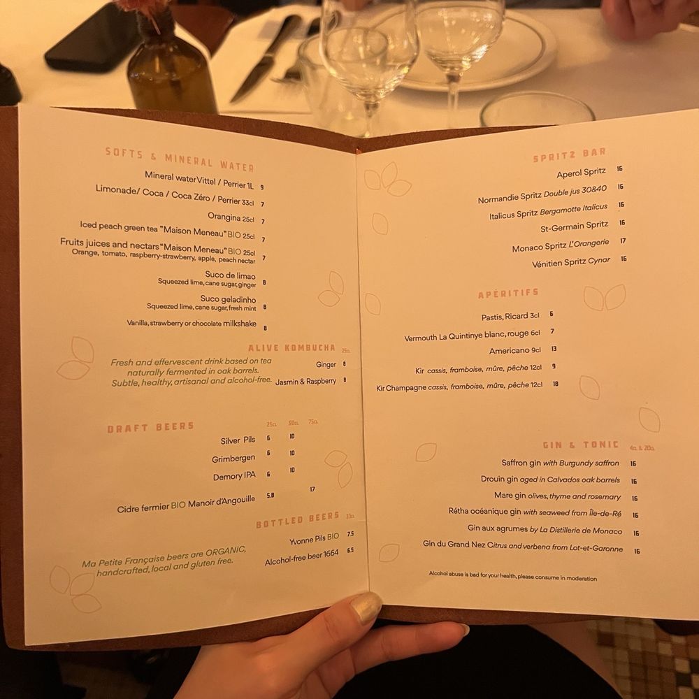 Royal Vendôme Le - Menu - Restaurants Near Me - Paris, 75