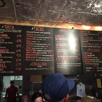 Tenoch Mexican - Menu on the wall - Mexican Near Me - Boston, Massachusetts Tenoch Mexican - Menu on the wall - Mexican Near Me - Boston, Massachusetts
